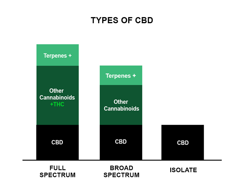 Full Spectrum CBD vs. Broad Spectrum CBD vs. CBD Isolate
